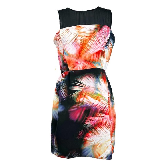 Sandro Dress Black Print Dress - Picture 1 of 3